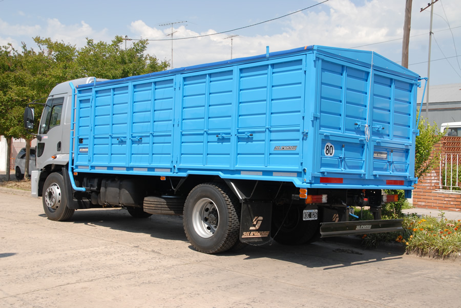 Carrocería Delgrande azul de carga general